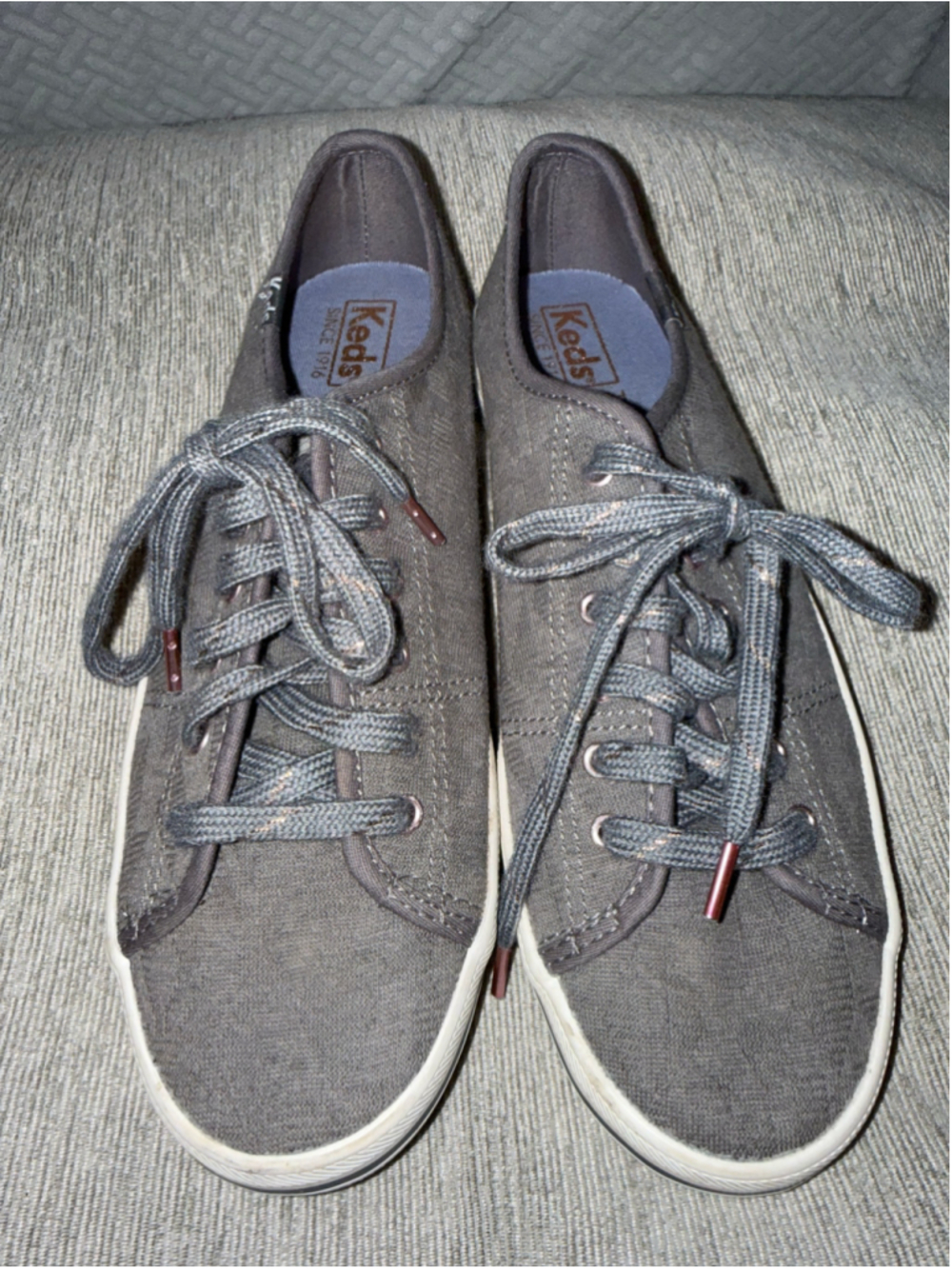 Women's Keds Sneakers Size 7 Grey White